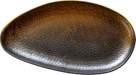 Verlo Fire plokščias ovalus 33x18 cm lėkštė