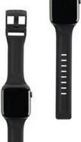 Urban Armor Gear UAG SCOUT STRAP BLACK Silicone, Stainless steel, f/ Apple Watch 44/42, Black (191488114040)