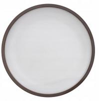 Choco 29 cm baltas plokščias lėkštė