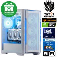 INTOP AQUA Ultra 5 225F 16GB 1TB SSD RTX5060Ti 8GB WiFi WIN11 POWERED BY COUGAR