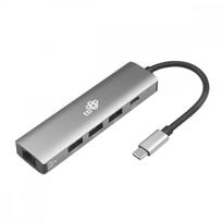 TB USB-C to RJ-45 Adapter, USB-C, 3x USB-A