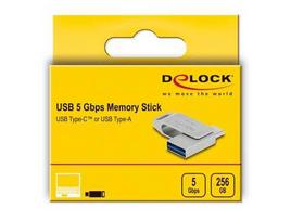Delock 256GB USB-A/C 54008 Grey