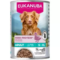 Eukanuba Dog canned food - Special Care wet food for adult dogs, Mono-Protein Duck 400G