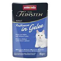 ANIMONDA Vom Feinsten Raffinesse in Jelly rich in Chicken with Salmon - wet cat food - 85g