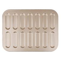 14 Cavity Ladyfinger Mould No Odor Carbon Steel Finger Shaped Cookie Mold Easy To Use Smooth Surface Non-Stick Cake Mold Pastry