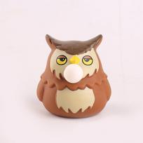 Creative Owl Spit Bubble Prank Toy Funny Cartoon Animal Decompression Vent Doll Gift K35 for Kids