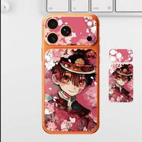 Anime Hanako-kun Nene Yashiro Paprastas lipdukas Odos dėklas iPhone 17 Pro Max Galinės plėvelės Dangtelis Apvyniojimas Ekrano Anti-scratch Patvarus lipdukas iPhone17pro