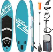 FBSPORT pripučiama SUP lenta, 15 cm, komplektas su aliuminine irkle ir pompa, ežero mėlyna (FBSPORT-11FT-SUP)