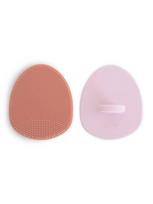 Kūdikių maudynių šepetys, 2vnt. Mushie (Rose/soft lilac)