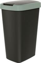 Šiukšliadėžė Prosperplast Compacta Q, juoda sp./žalia sp., 45 l, 61.2 cm x 29.8 cm