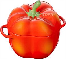 Keramikinis kepimo indas Zwilling Mini Cocotte Pepper, raudona sp., 15.1 cm x 11.8 cm, 0.47 l