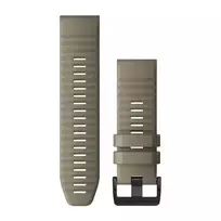 Išmaniojo laikrodžio Garmin greitai atsegamas odinis dirželis, Tamsaus akmens spalvos, 26mm