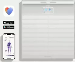 Išmaniosios vonios svarstyklės Withings Body Scan, Baltos