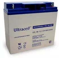 Akumuliatorius Ultracell UL18-12 (18 Ah, 12V)