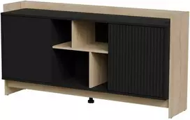 Cama Meble Cama PORTO 2D komoda 150x38x77 ąžuolas/juodas