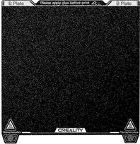 Creality 3D K1 Max PEI konstravimo plokštė su minkštu magnetiniu lipduku - 315 x 310 mm