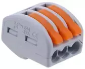 Aptel Els Elektrotechnika ZU-403 Greito sujungimo jungtis, universali jungtis 3x0,08-4mm, 1 vnt. ZU-403