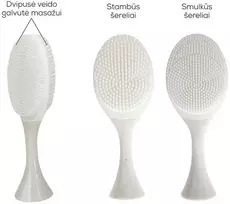 Osom Oral Care Bikuvalt Įkraunamas, elektrinis, garsinis dantų šepetėlis, rožinis OSOMORALT40ROSE