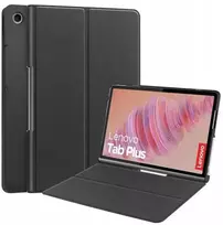 Planšetinio kompiuterio dėklas 4kom.pl Išmanusis dėklas su atvartu, skirtas Lenovo Tab Plus TB351FU 11.5" 2024, juodas