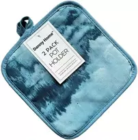 Kelioninis Home4You Mėlyna Puodų laikikliai AIMAI 2 vnt. 20x20cm, mėlyni