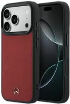 Mercedes-Benz dėklas iPhone 17 Pro Max telefonui su MagSafe, raudonas