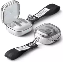 Dėklas Ringke Air Samsung Galaxy Buds 4 / 4 Pro skaidrus/juodos spalvos