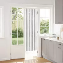 Vabzdžių Užuolaida iš Chenille Pilka ir balta 56 x 185 cm