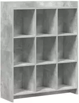 Knygų lentyna Betono pilka 87,5 x 30 x 111 cm Apdirbta mediena