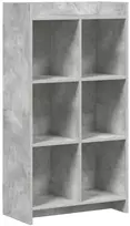 Knygų lentyna Betono pilka 59 x 30 x 111 cm Apdirbta mediena