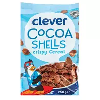 Sausi pusryčiai CLEVER Cocoa Shells, 250 g