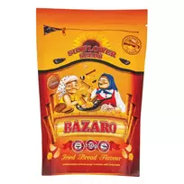 Saulėgrąžos BAZARO juodos KEPTA DUONA su česnako ir sūrio sk.prieskoniais 150g
