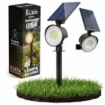 Lauko apšvietimas, „Smartled“ saulės LED sodo lempa, prožektorius ir sieninis šviestuvas 2v1 su prieblandos jutikliu