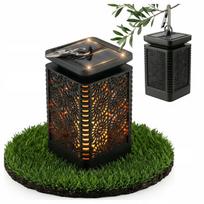 Lauko apšvietimas, Saulės LED sodo žibintas Smartled liepsnos efekto, su prieblandos jutikliu, kabinamas 2-in-1