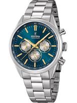 Festina F16820/C Timeless Chronograph Mens Watch 44mm 5ATM - Laikrodis vyrams