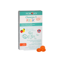 Žuvų taukai NORSAN Omega-3 FISK. Maisto papildas