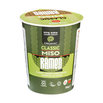 Greitai paruošiami makaronai MISO RAMEN, klasikiniai, ekologiški