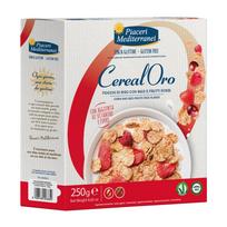 Sausi pusryčiai su raudonomis uogomis CEREAL ORO, be glitimo