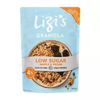 Granola su klevų sirupu ir karijomis LOW SUGAR