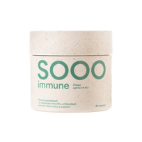 SOOO immune: Chaga ekstraktas 350 mg, N90, 9-11:1