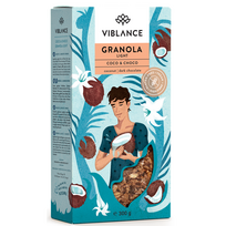 Granola su kokosais ir šokoladu
