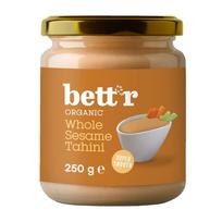 Tamsi sezamų pasta TAHINI, ekologiška