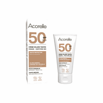 Apsauginis veido kremas nuo saulės SPF50 su atspalviu MEDIUM, ekologiškas