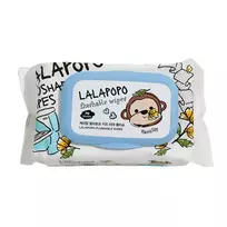Drėgnos servetėlės LALAPOPO, suyrančios vandenyje, 70 vnt.