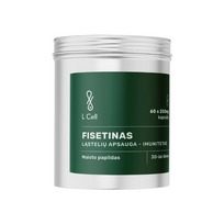 L Cell Fisetino kapsulės 250 mg. Maisto papildas
