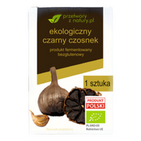 Juodasis česnakas, ekologiškas