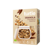 Granola su šokoladu ir lazdynų riešutais, ekologiška