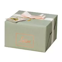 Itališkas pyragas PANETTONE su MATCHA, razinomis ir pistacijų kremu