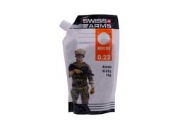 Swiss Arms Blanche ASG BB Airsofto kulkos 0,23 g 6 mm, 1 kg