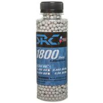 SRC STTI White ASG BB Airsofto kulkos 0,36 g 6 mm, 1800 vnt.