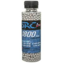 SRC STTI White ASG BB Airsofto kulkos 0,40 g 6 mm, 1800 vnt.